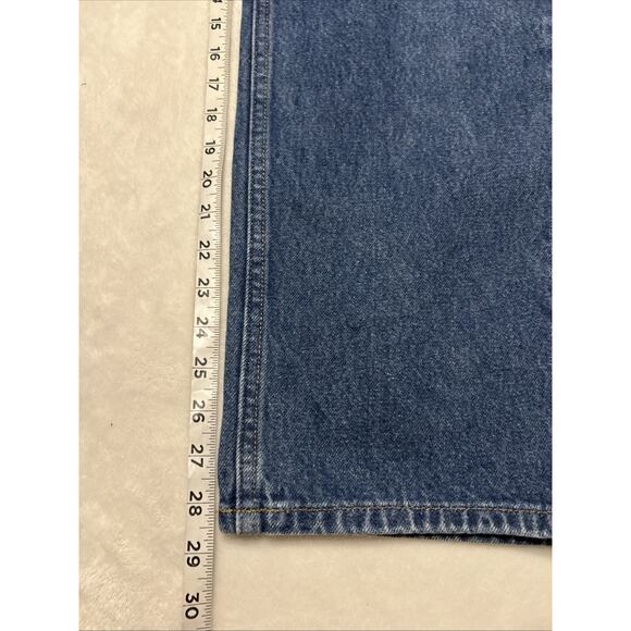 LL Bean Jeans Mens Size 38x29 Blue Classic Fit Denim Straight Leg Cotton Pants - Picture 5 of 8